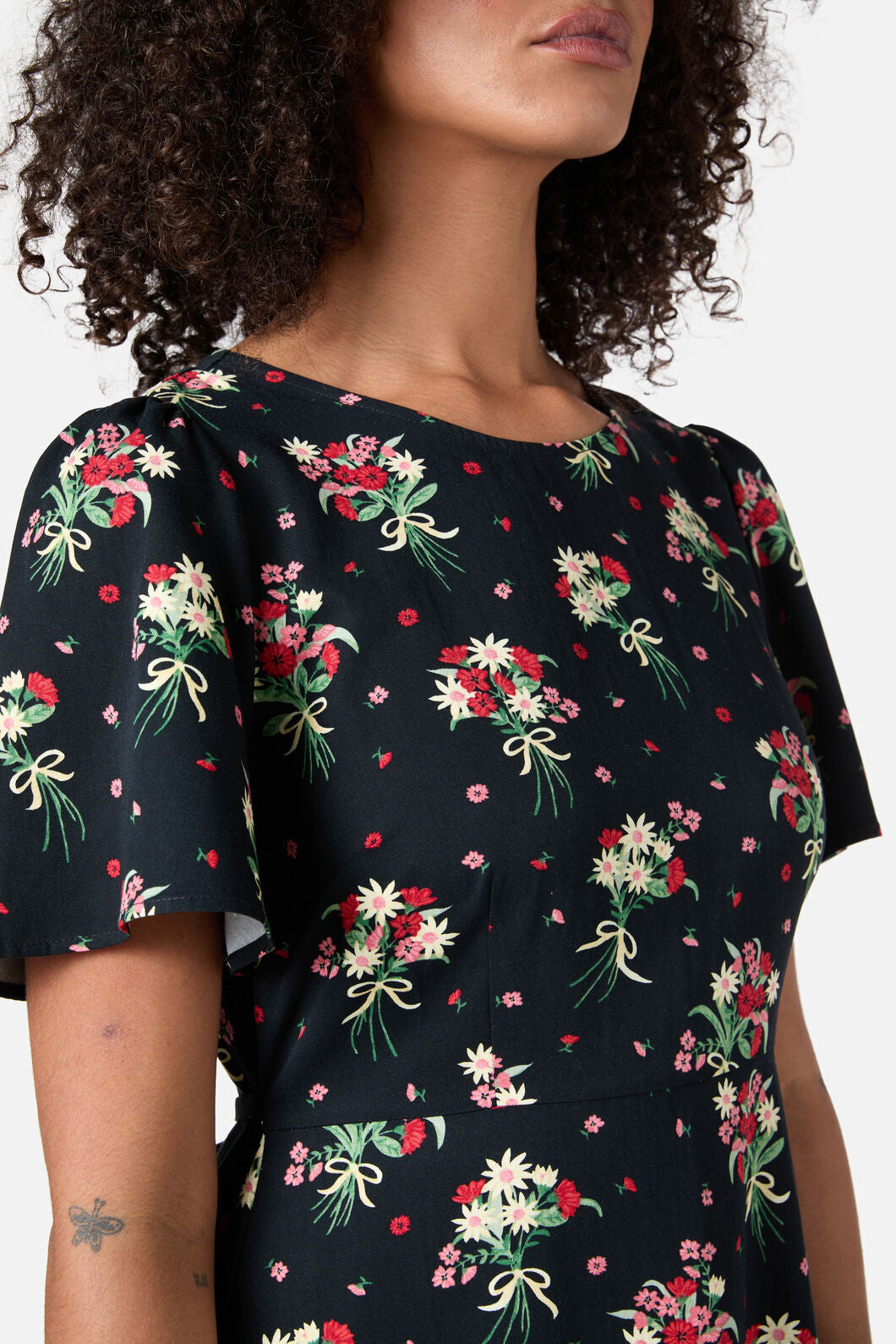 Lucia Floral Bow Dress