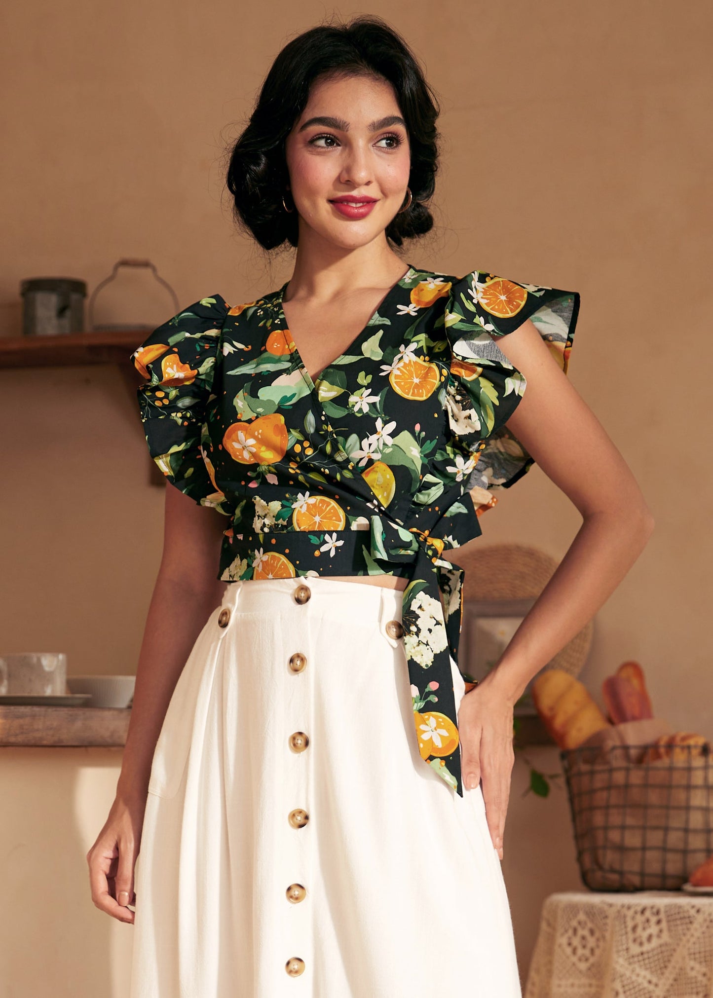 Wrapped in Ruffles Top