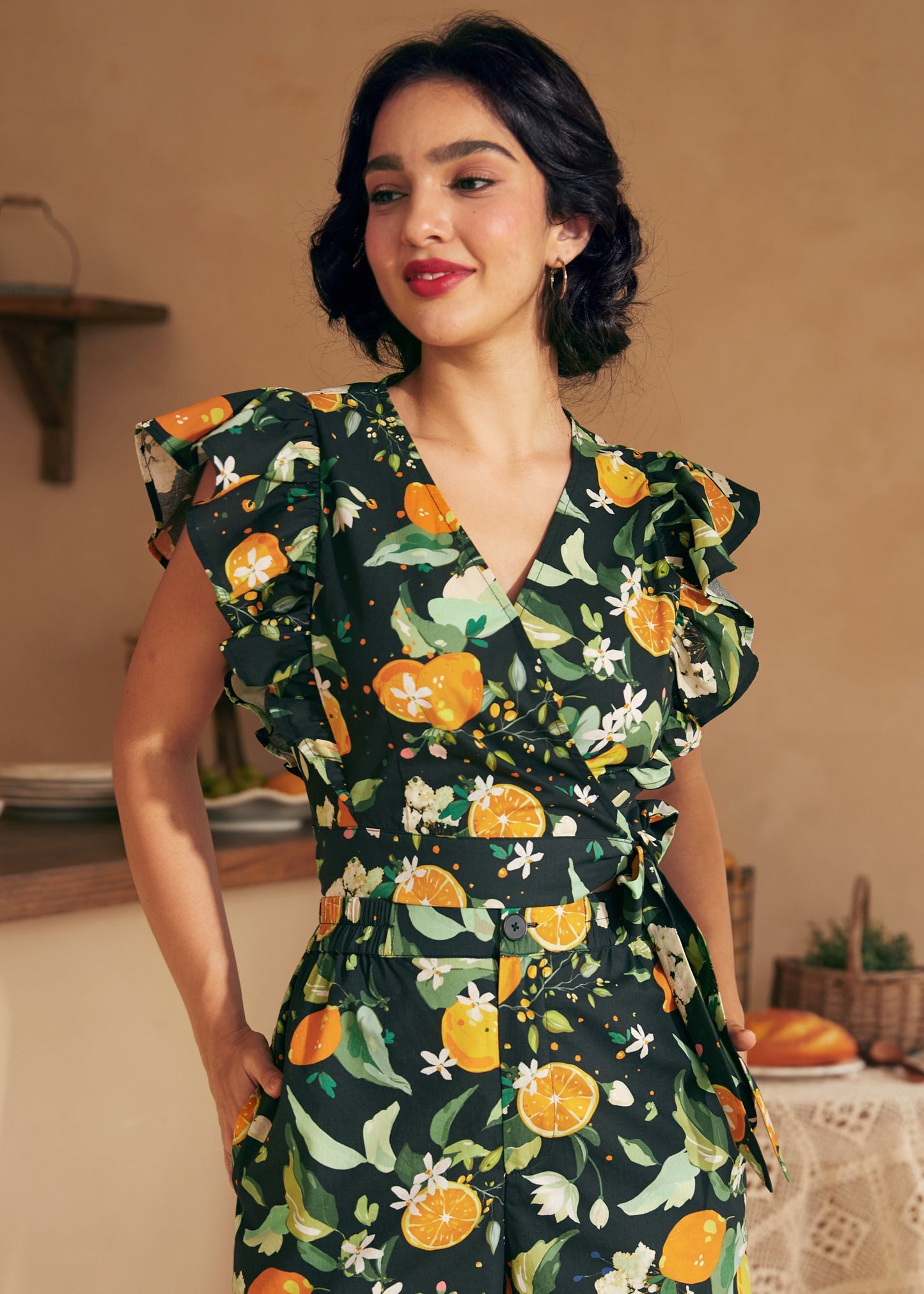 Wrapped in Ruffles Top