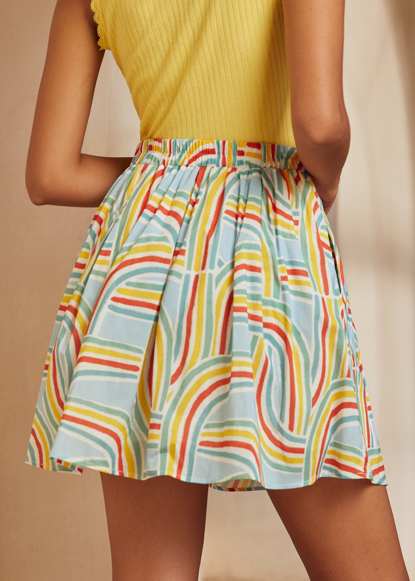 Rags to Riches Pleated Skirt