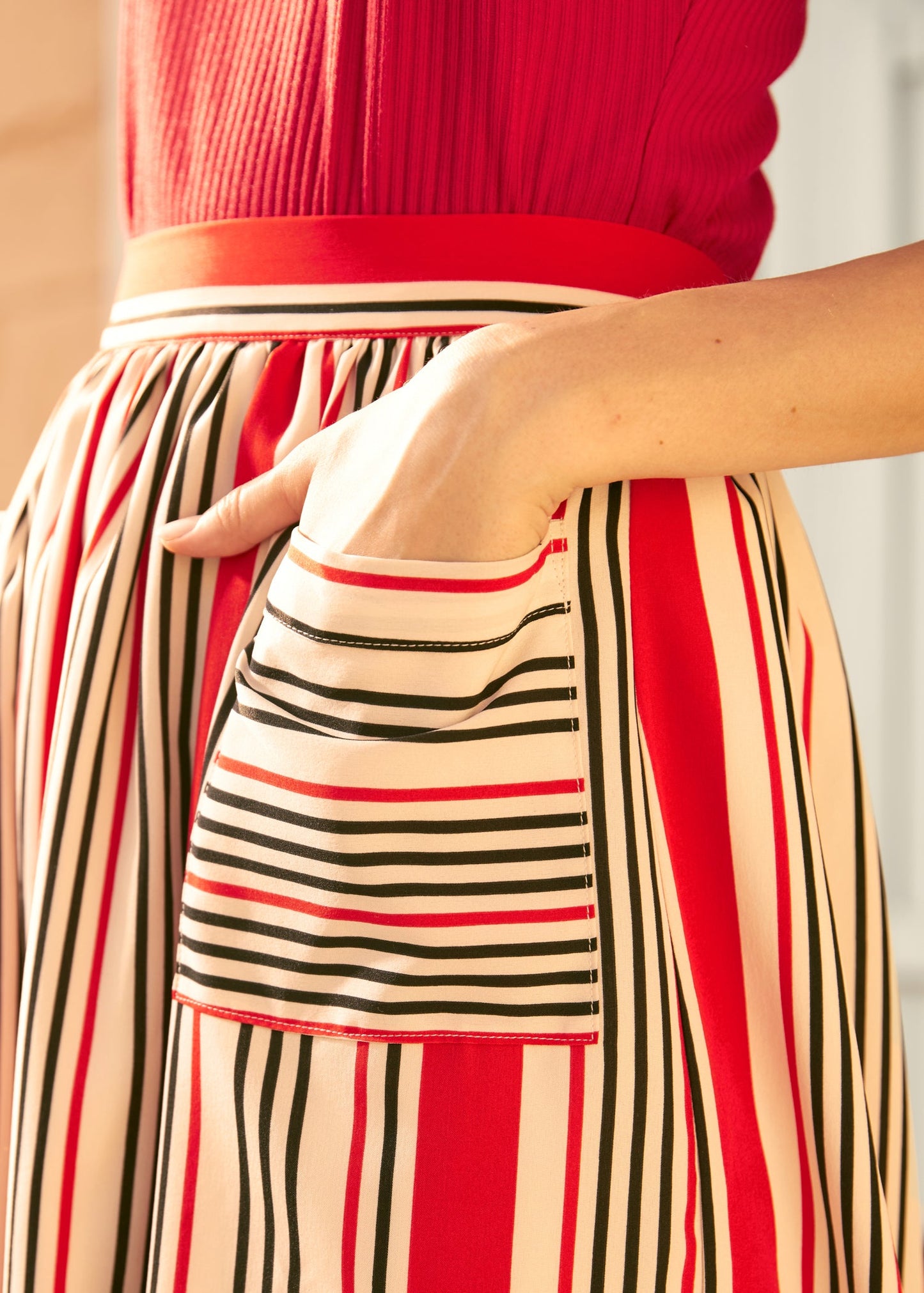 Mixed Signals Dirndl Skirt