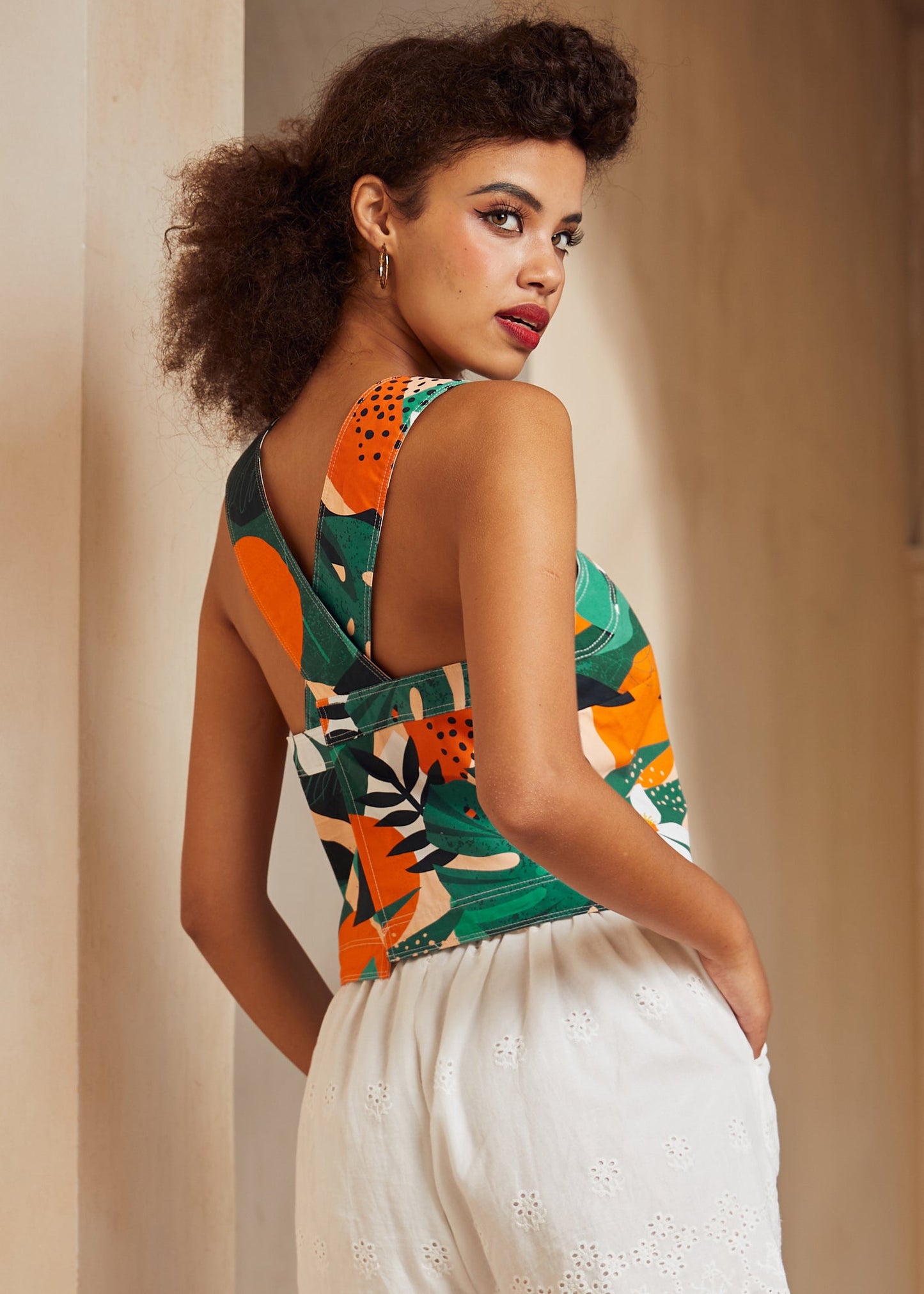 The Breezy Backdrop Top