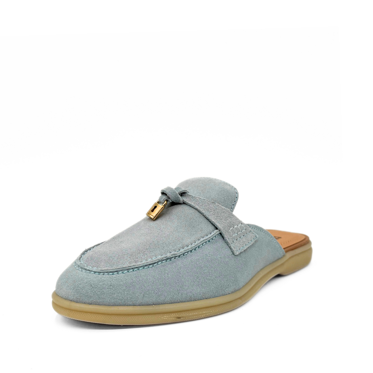 Lasso Suede Slip On Loafers