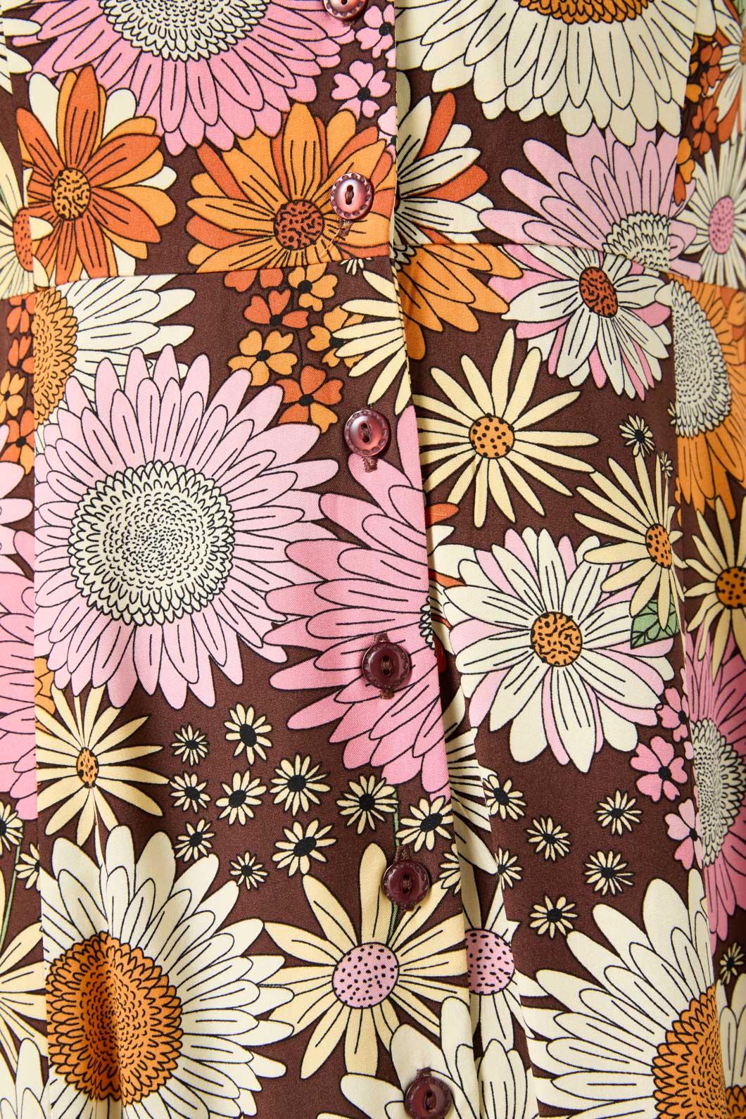 Viva Floral Shirt Dress