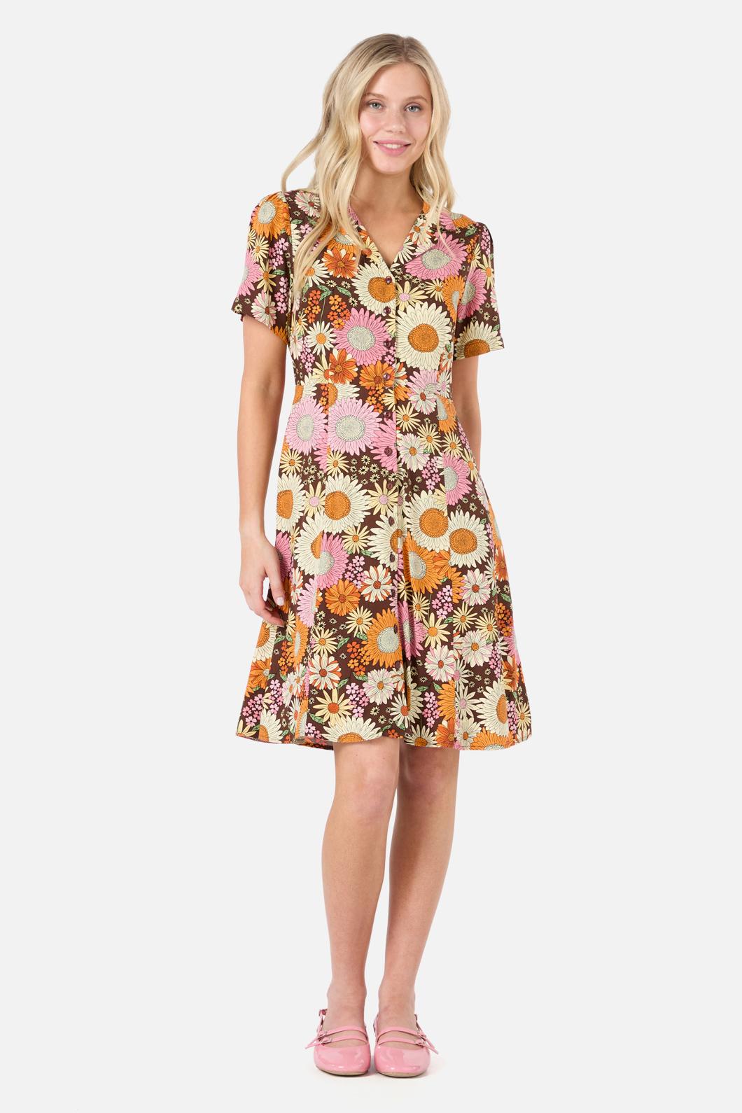Viva Floral Shirt Dress