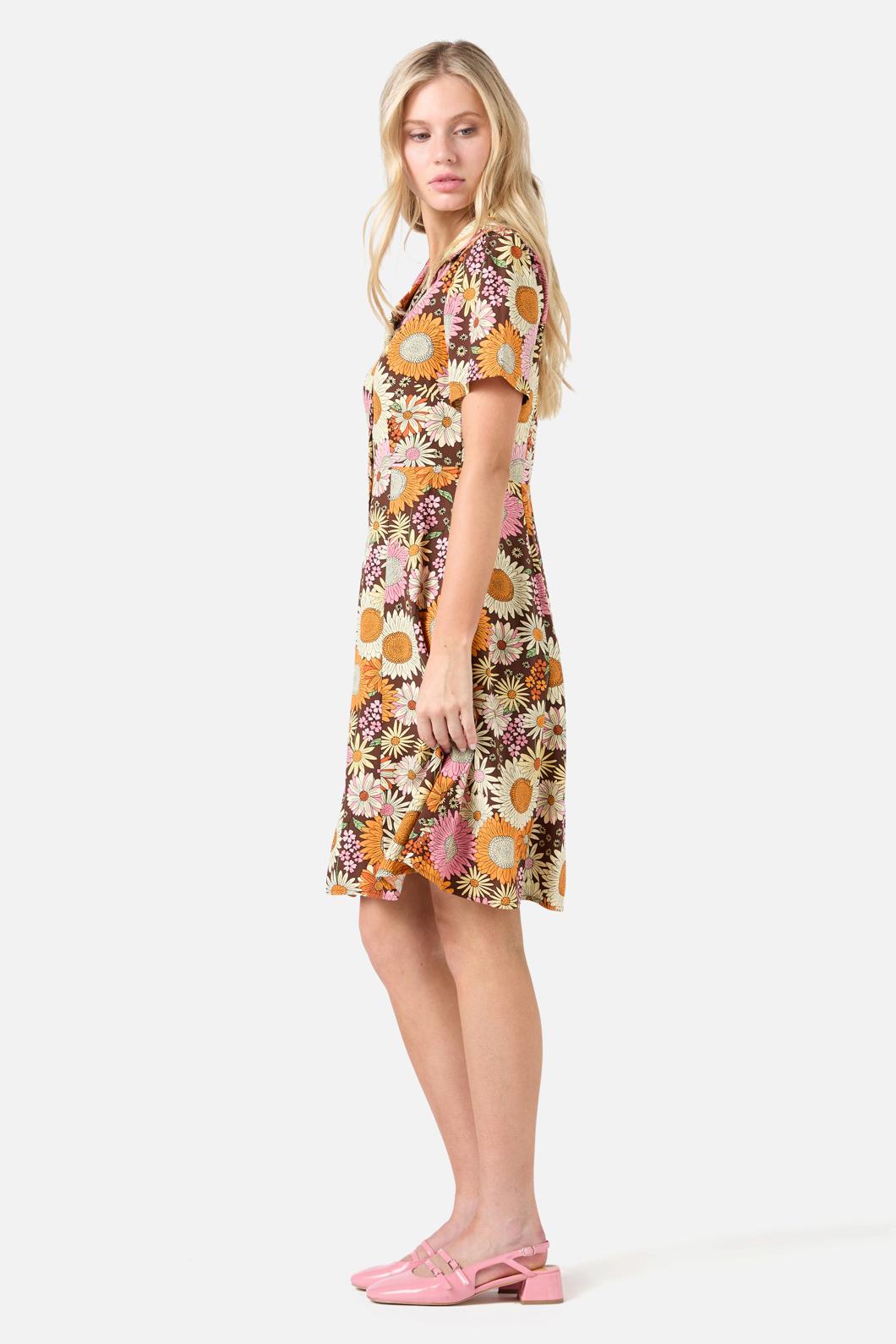 Viva Floral Shirt Dress