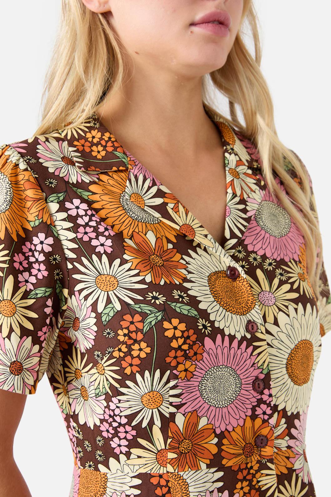 Viva Floral Shirt Dress