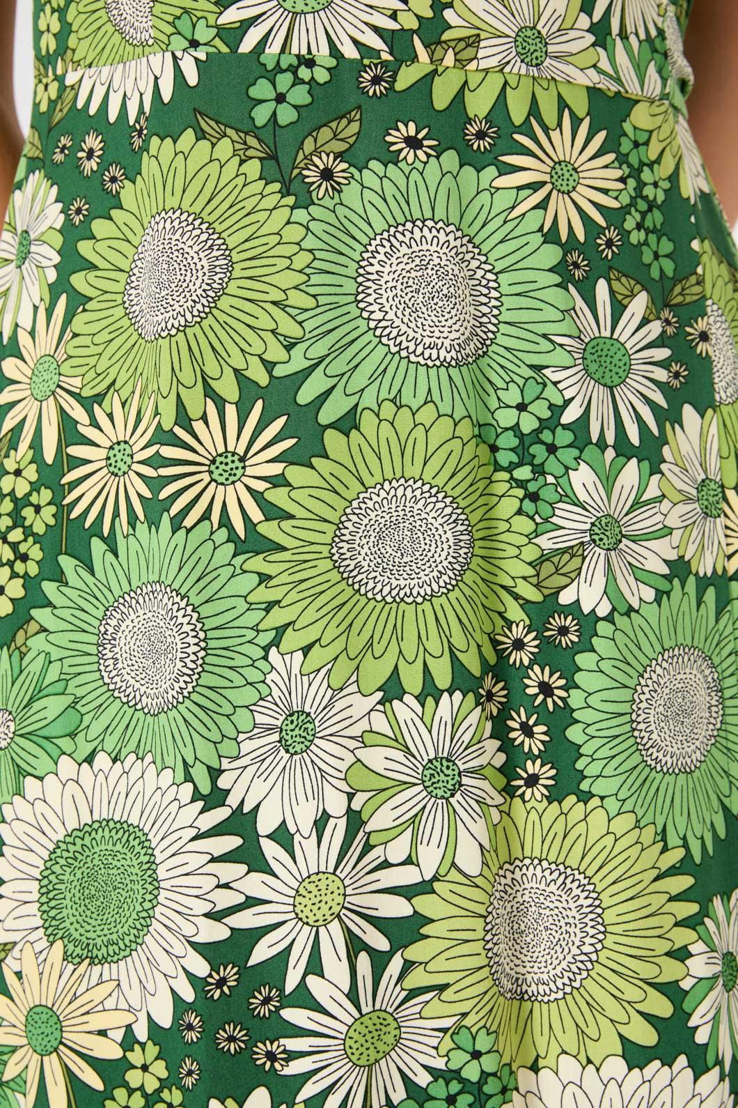 Viva Floral Midi Wrap Dress