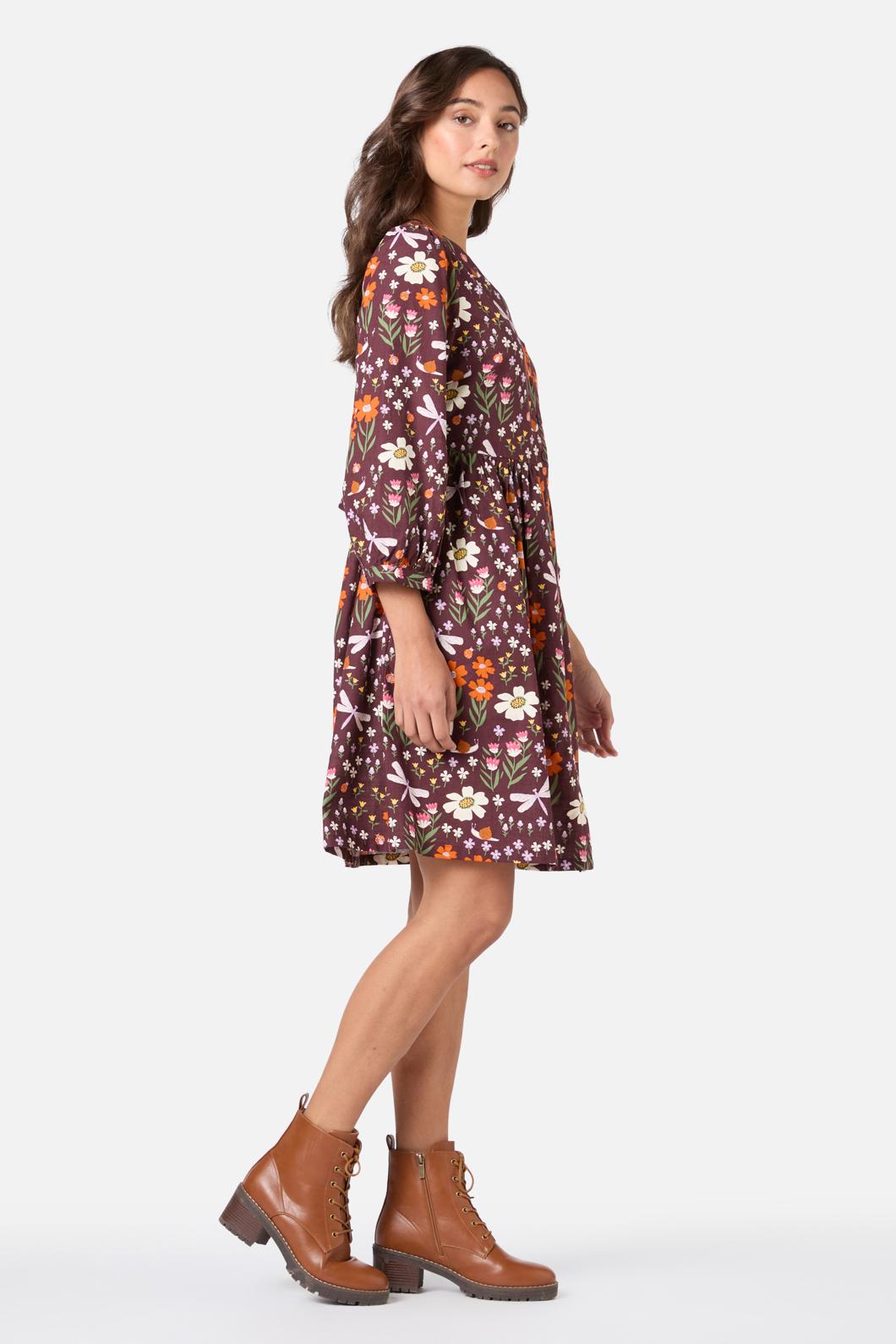 Garden Life Button Front Dress