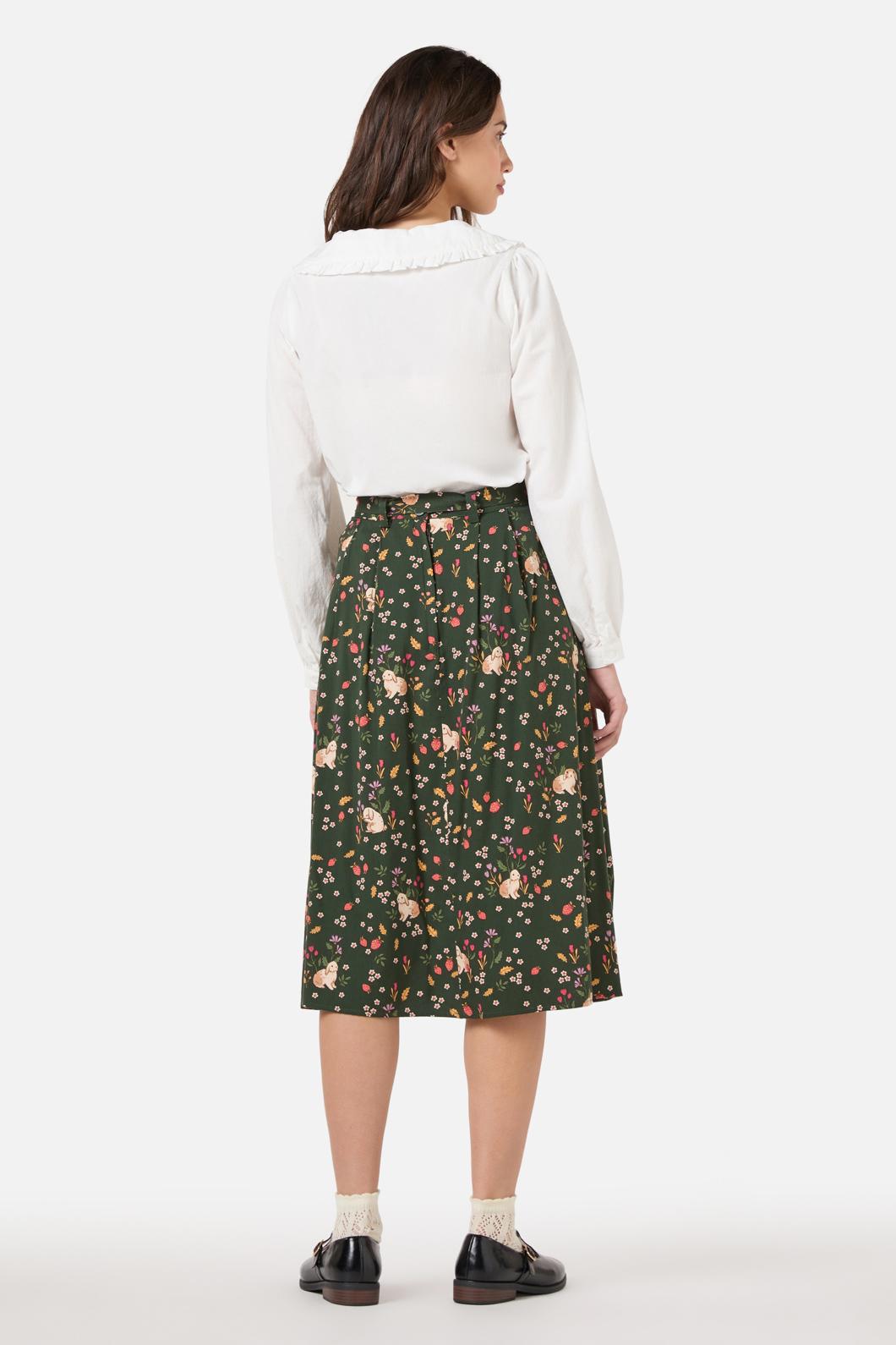 Rabbit Embroidered Blouse