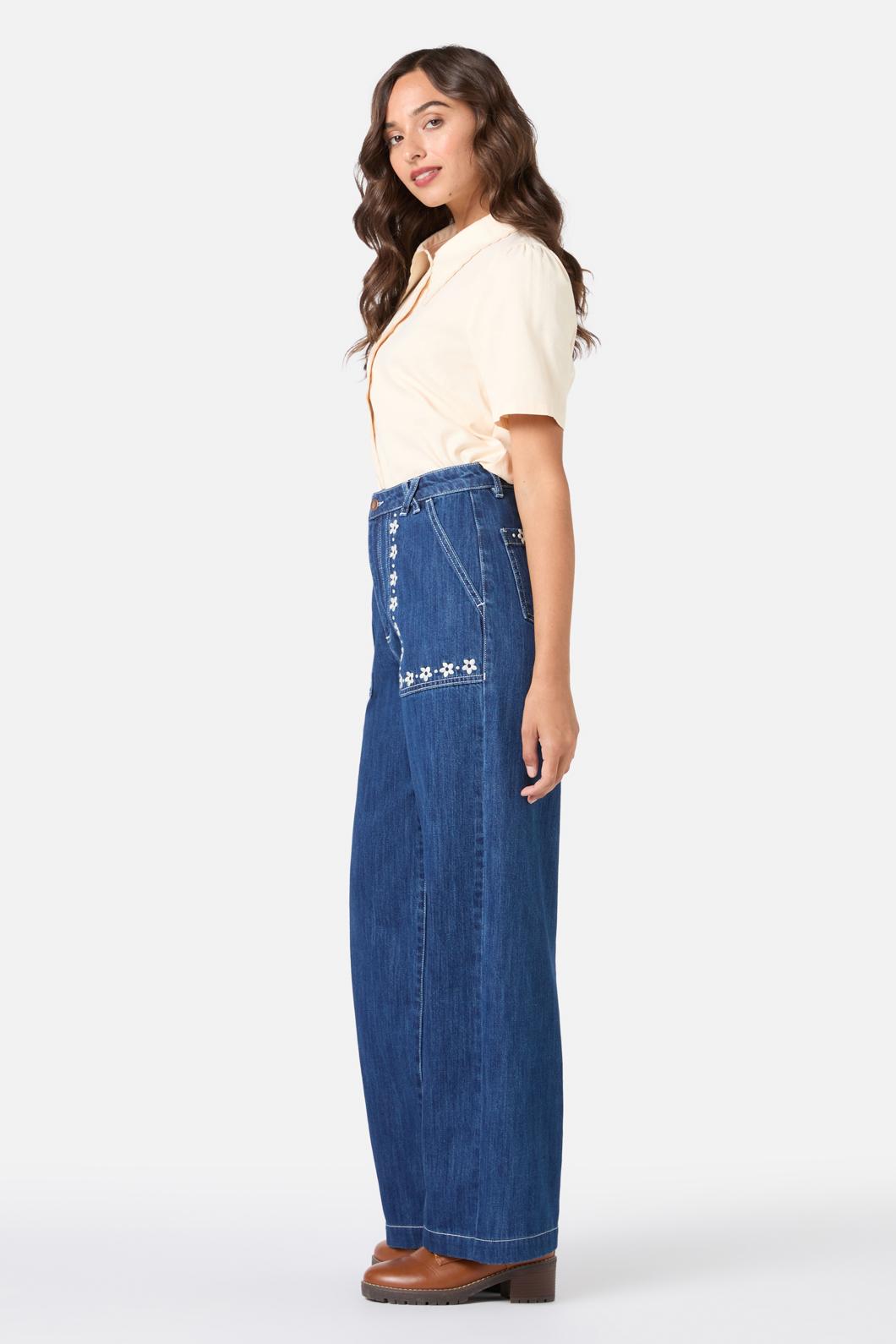 Meg Daisy Embroidered Jean