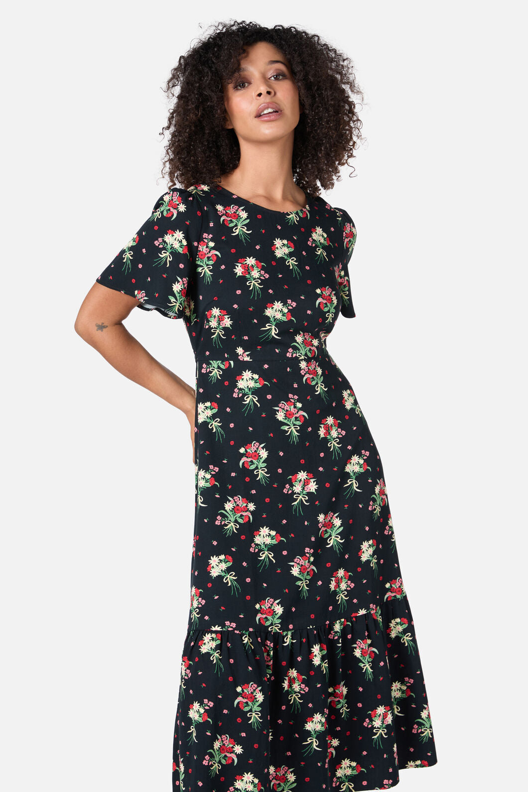 Lucia Floral Bow Dress