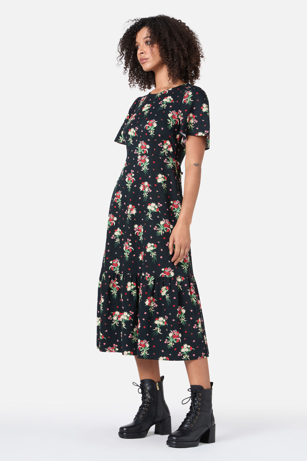 Lucia Floral Bow Dress