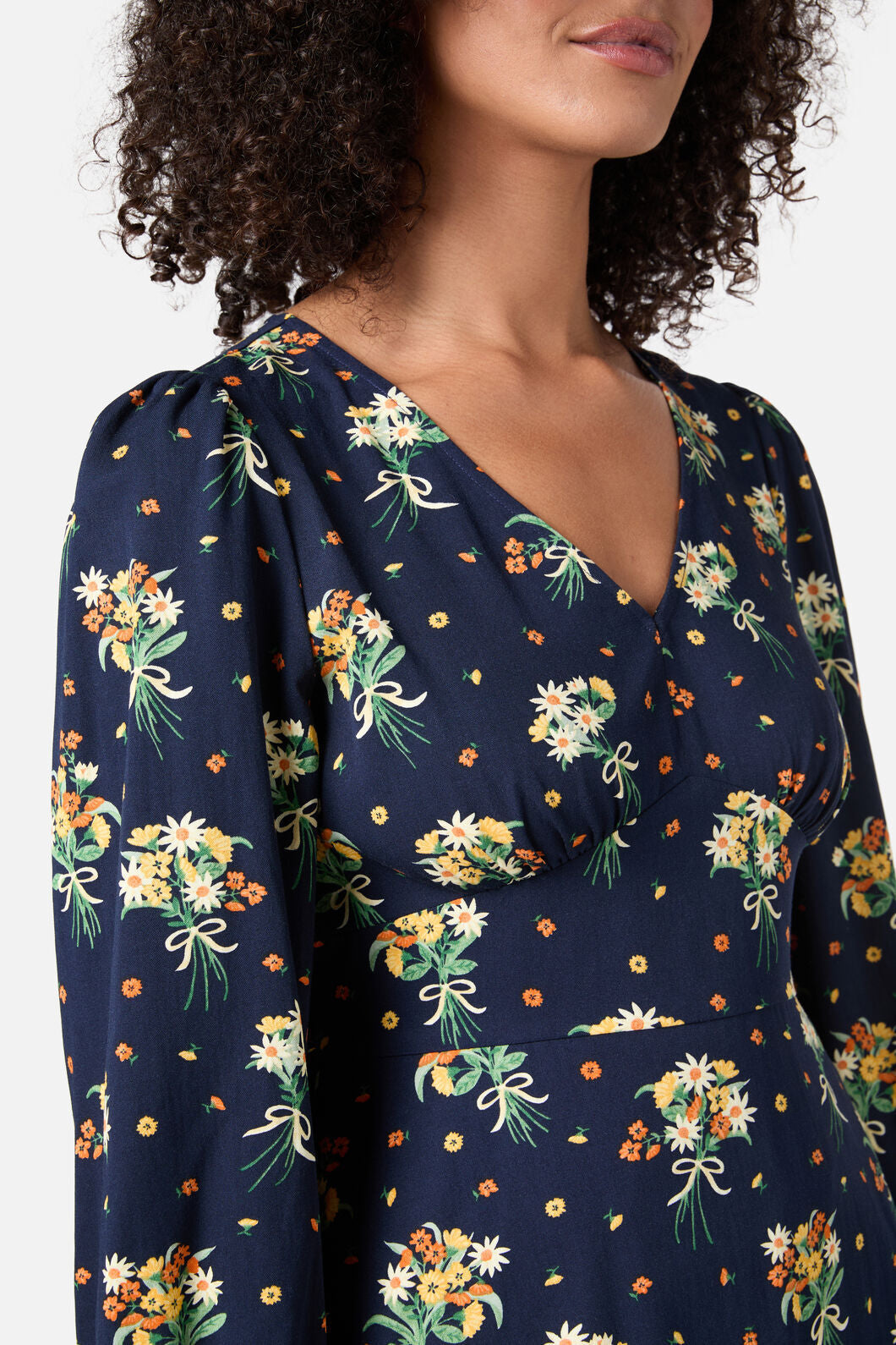 Lucia Floral Sleeved Dress